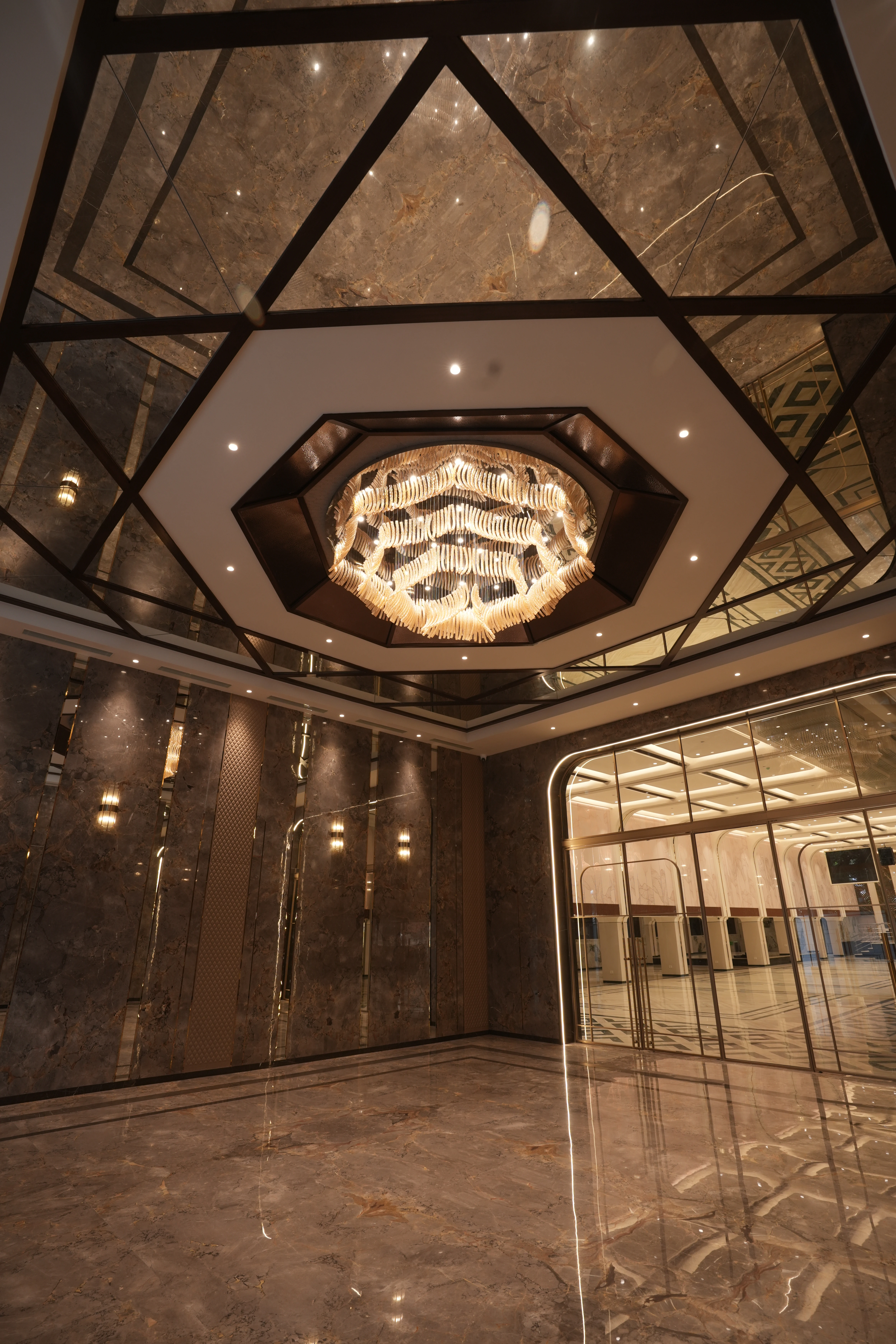 Elegant wedding banquet hall